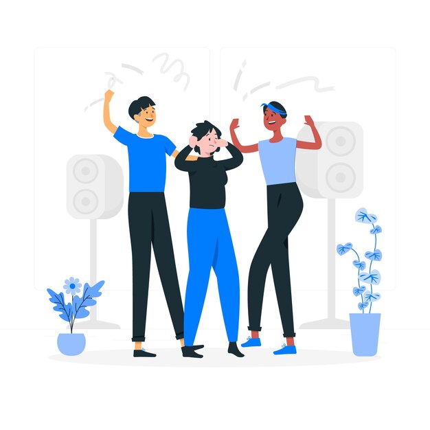 Cheer up concept illustration