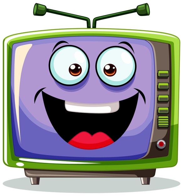 Cheerful Cartoon Television Character