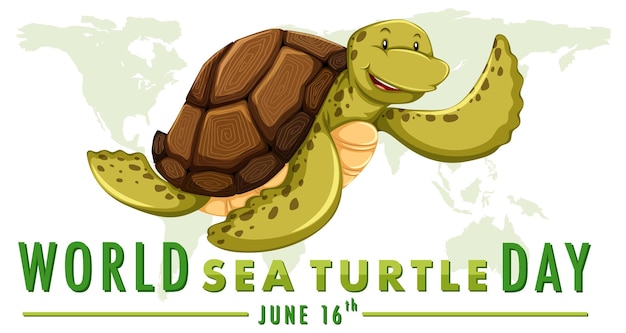 Веселое празднование всемирного дня морских черепах