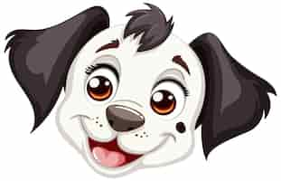 Free vector cheerful puppy vector illustration