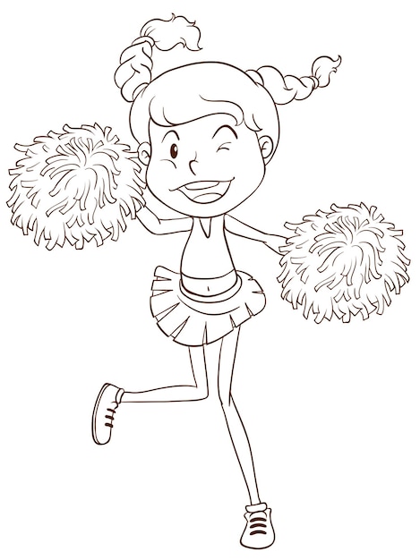 Una cheerleader