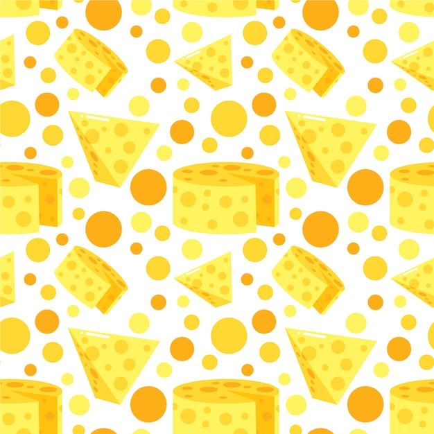 Free vector cheese pattern background