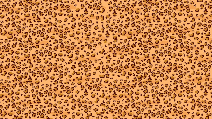 Free Vector cheetah pattern desktop wallpaper