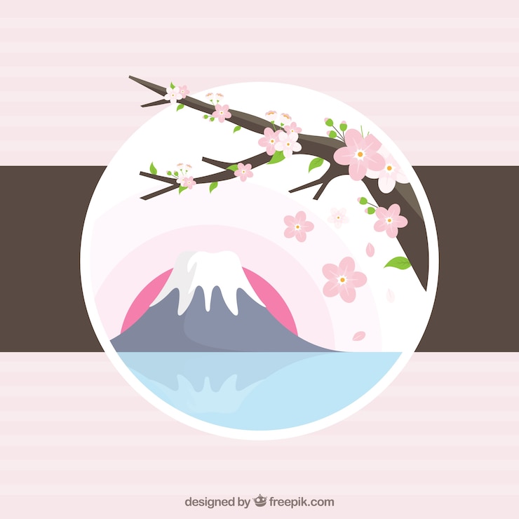 Free Vector cherry blossom background