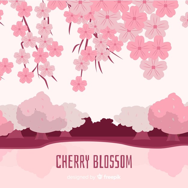 Cherry blossom background