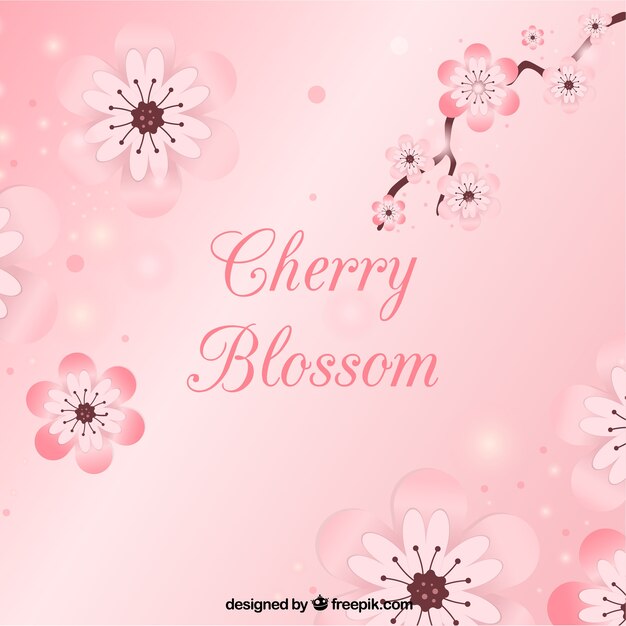 cherry blossom card