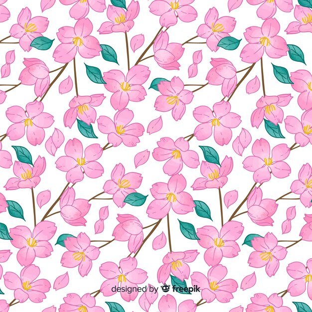 벚꽃 꽃 패턴