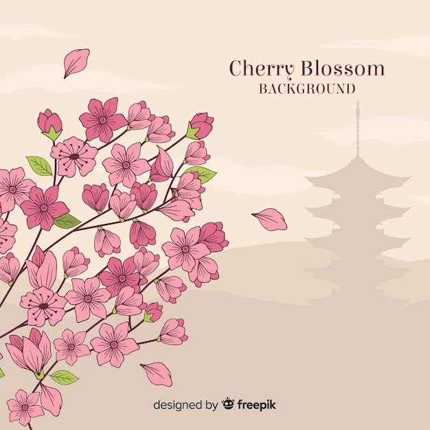 Cherry blossom tree background