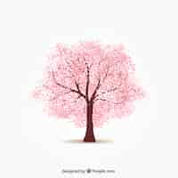 Free vector cherry tree