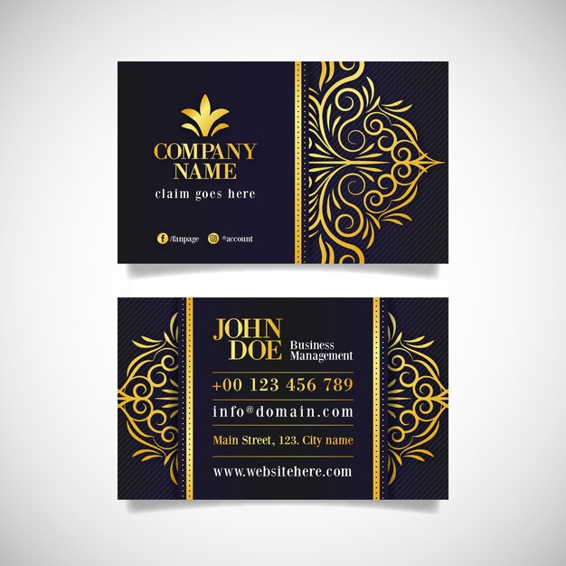 Chic business card