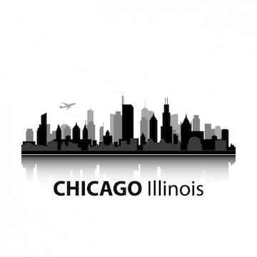 chicago skyline outline png