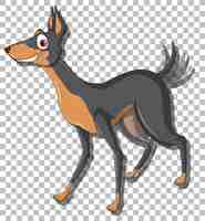 Free vector chihuahua dog cartoon character