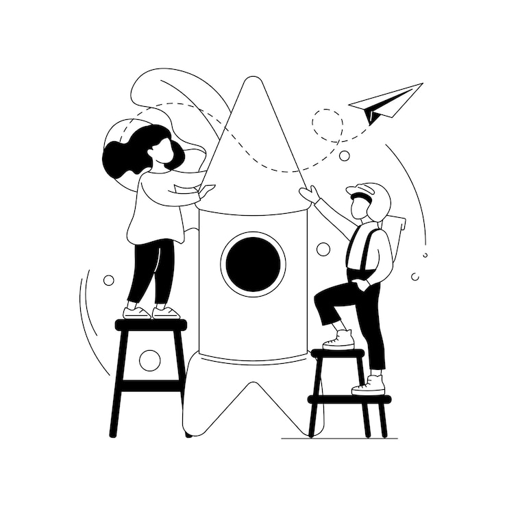मुफ़्त वेक्टर child friendly area abstract concept vector illustration