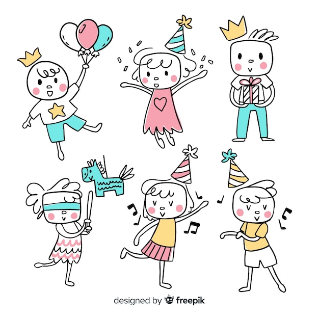 Children in birthdays collection