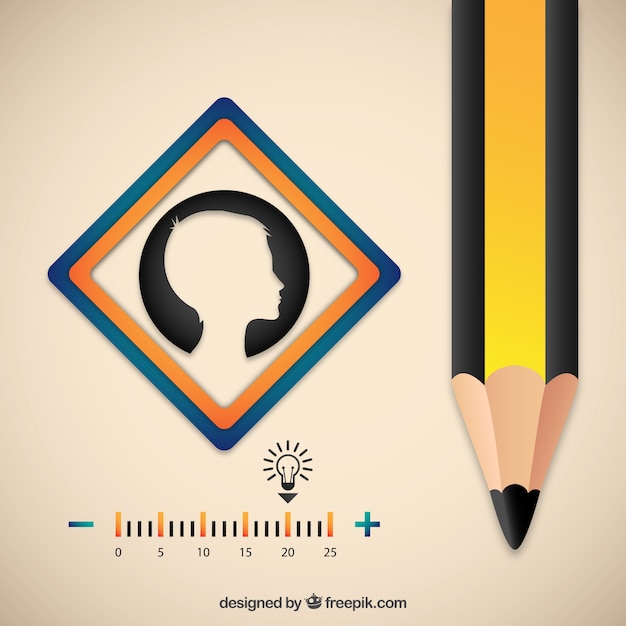 Pencil creativity design Vectors & Illustrations for Free Download
