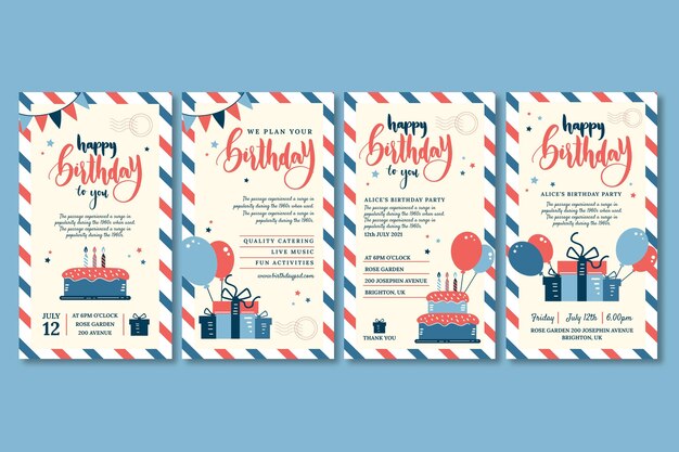Children's birthday instagram stories template