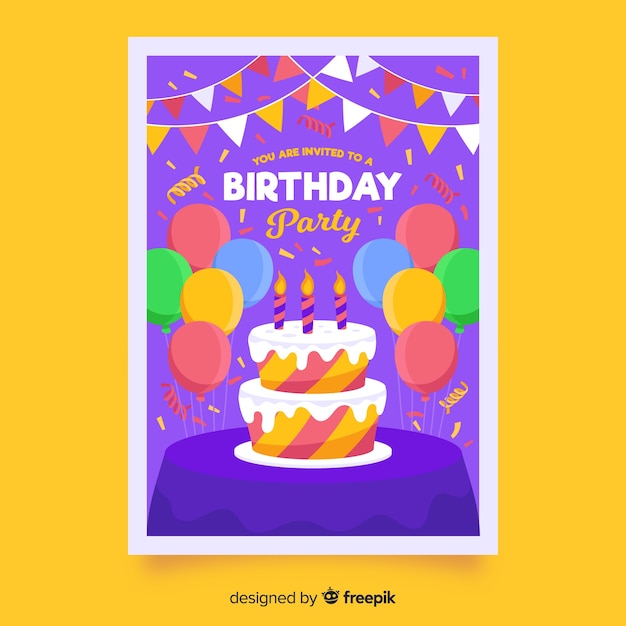 Online Birthday Party Invitation Maker with Templates