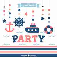 Free vector children's party vector