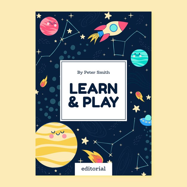 Children space book cover