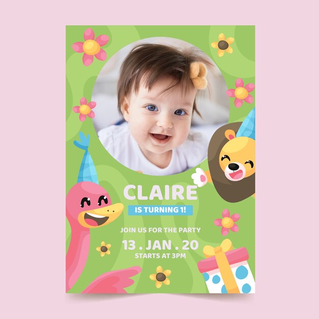 childrens birthday card theme