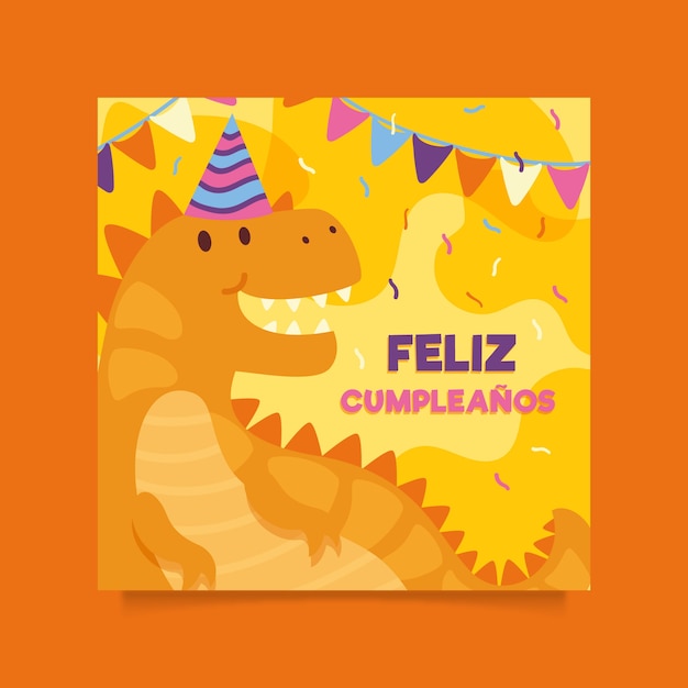 Free vector childrens birthday card