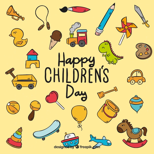 Childrens day pattern design