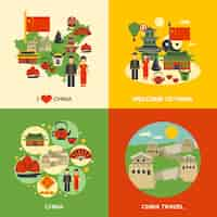 Free vector china culture elements