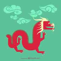 Free vector chinese dragon vector