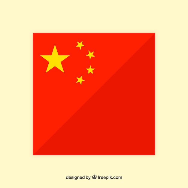 中国の旗の背景