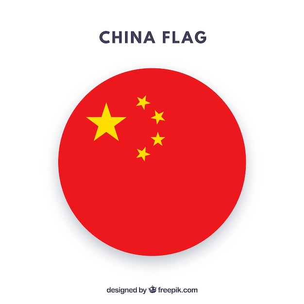 Chinese flag background