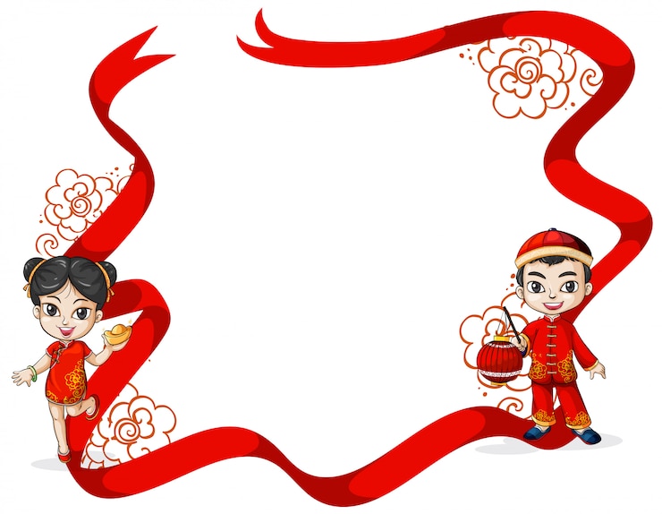 Free Vector chinese frame