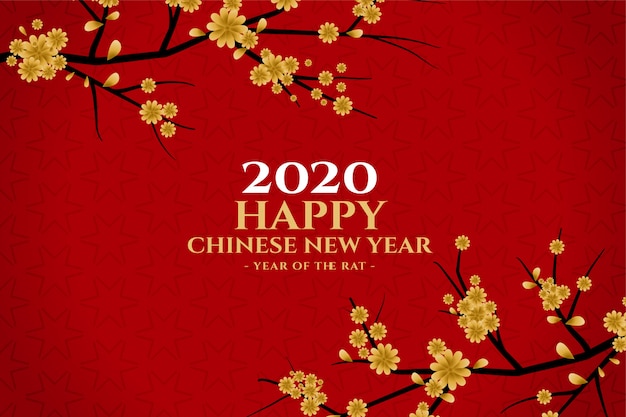 Chinese greeting card for new year festival season