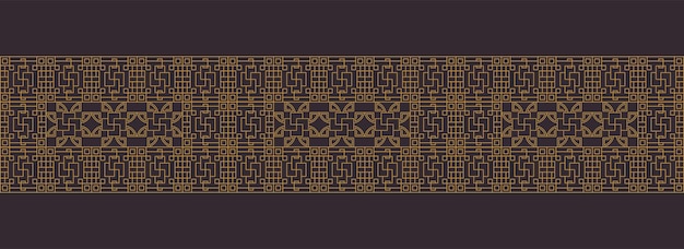 Chinese, japanese, asian luxurious traditional frame border patterns