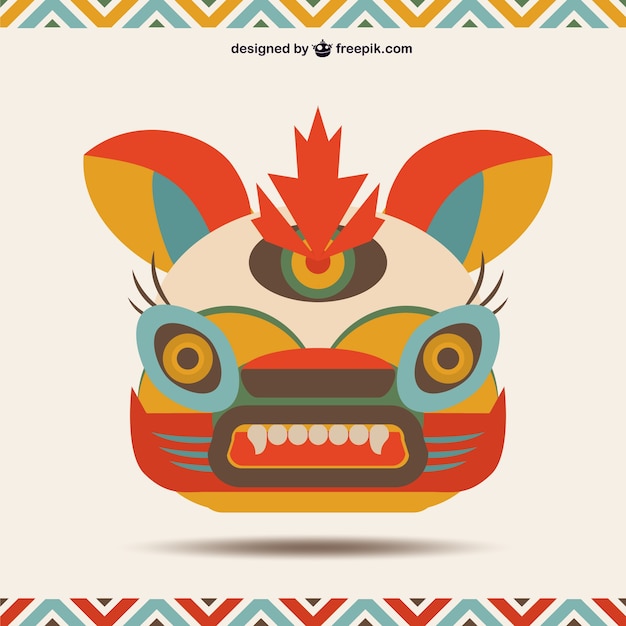 Free vector chinese monster