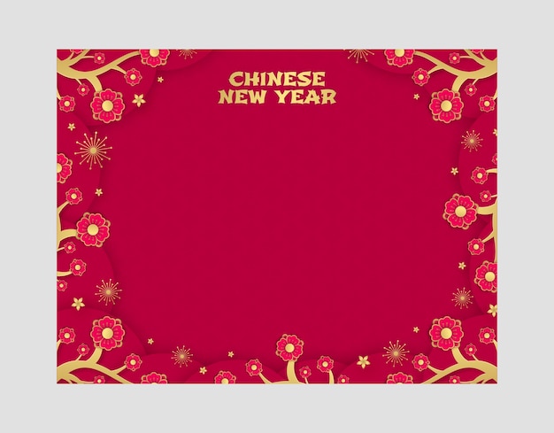 Free Vector  Chinese new year stickers.