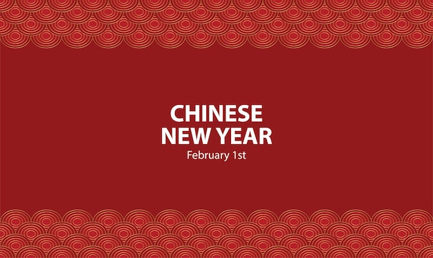 Chinese new year pattern illustration background wallpaper banner template flyer poster event label