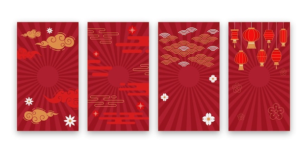 Chinese new year template