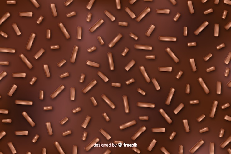 Free Vector chocolate donut glaze background