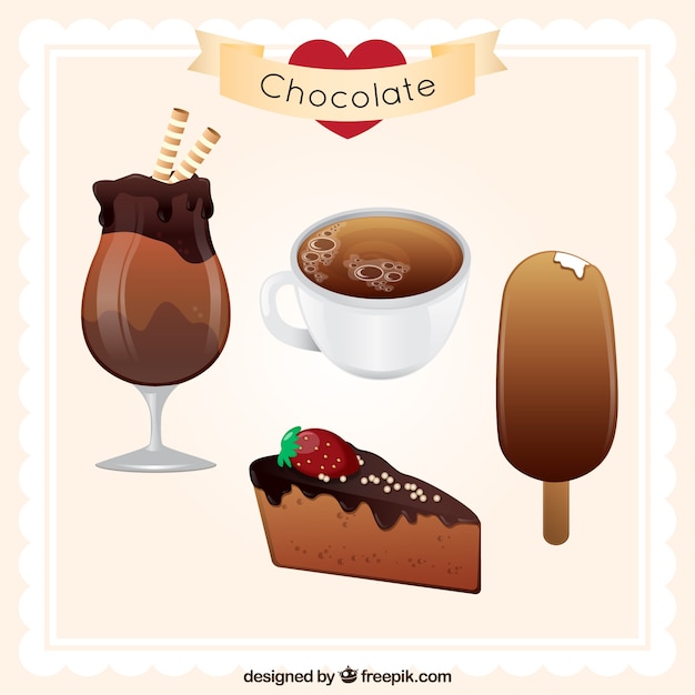 Free vector chocolate obsession