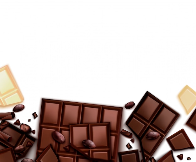 チョコレートの背景 画像 無料のベクター ストックフォト Psd