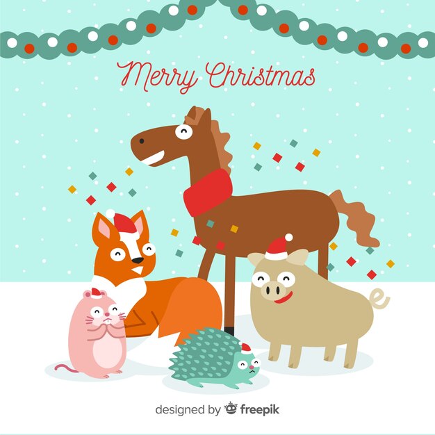 Christmas animals