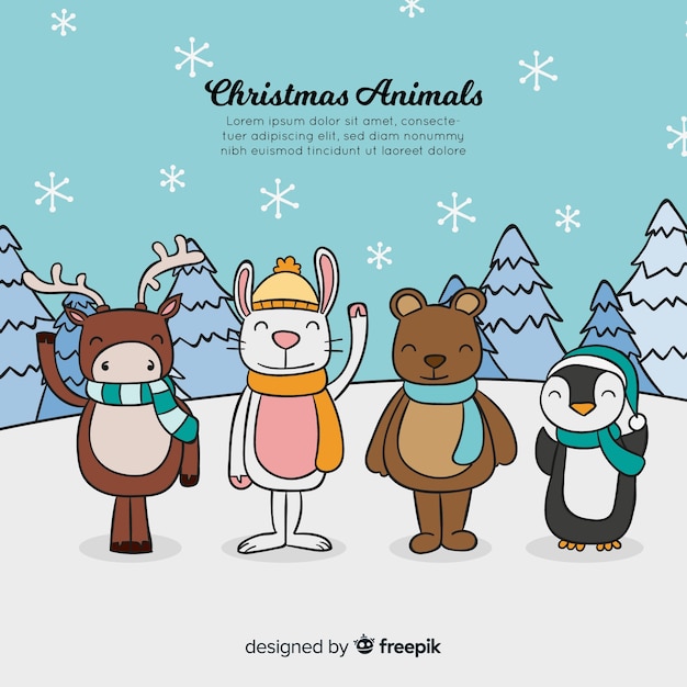 Christmas animals