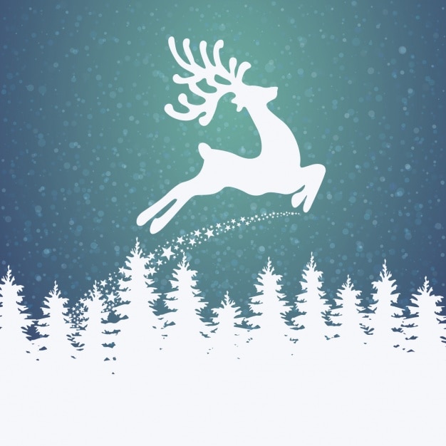 Бесплатное векторное изображение Рождественский дизайн фона