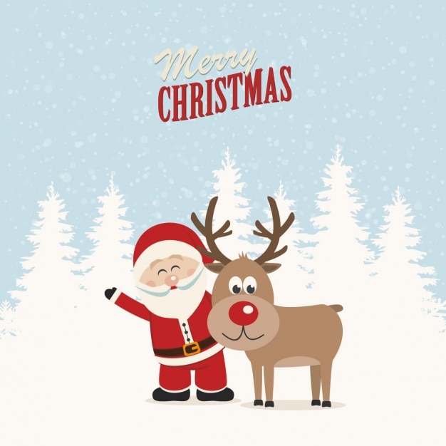 Free vector christmas background design