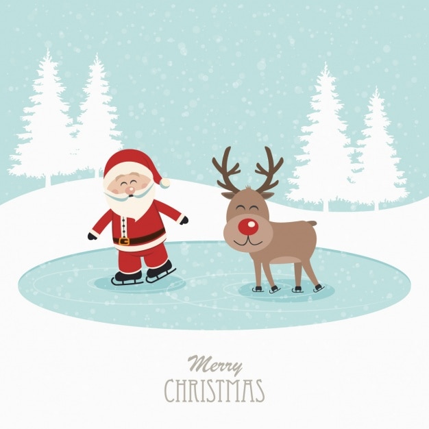 Free vector christmas background design