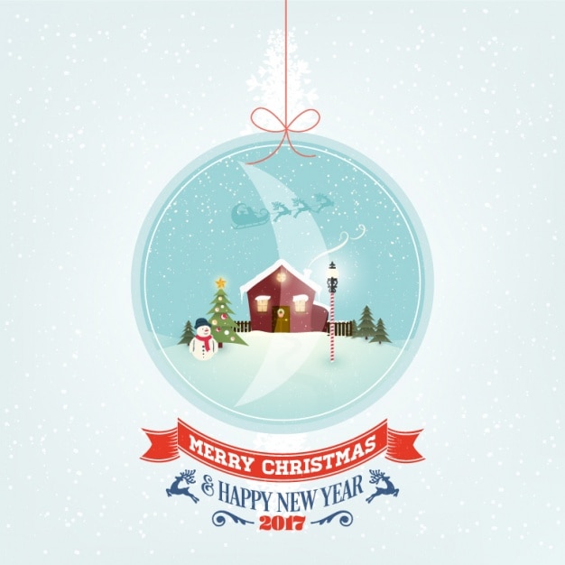 Free vector christmas background design