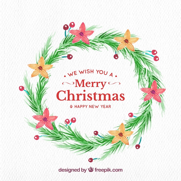 Free vector christmas background design