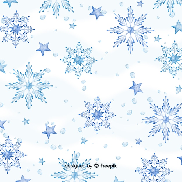 Christmas background in watercolor design