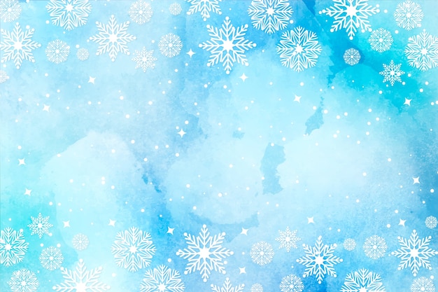 Christmas background in watercolor