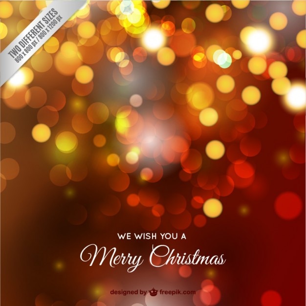 Free vector christmas background with circular sparks